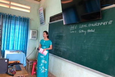 Tiết dạy trực tuyến đầu tiên năm học 2021-2022 của thầy, cô giáo trường THCS Chu Văn An.